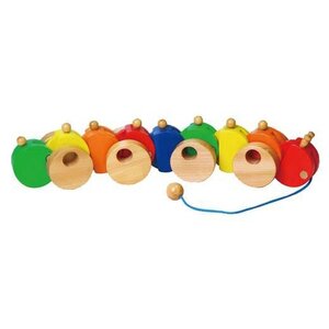Каталка-игрушка Viga Червяк (59950) со звуковыми эффектами (фото modal nav 2)