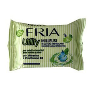 Влажные салфетки FRIA Utility Milleusi освежающие с глицерином и провитамином B5 (фото modal nav 1)