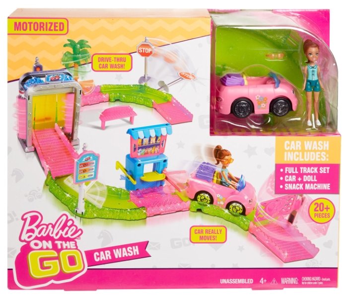 Набор Barbie В движении Автомойка, 10 см, FHV91 (фото modal 8)