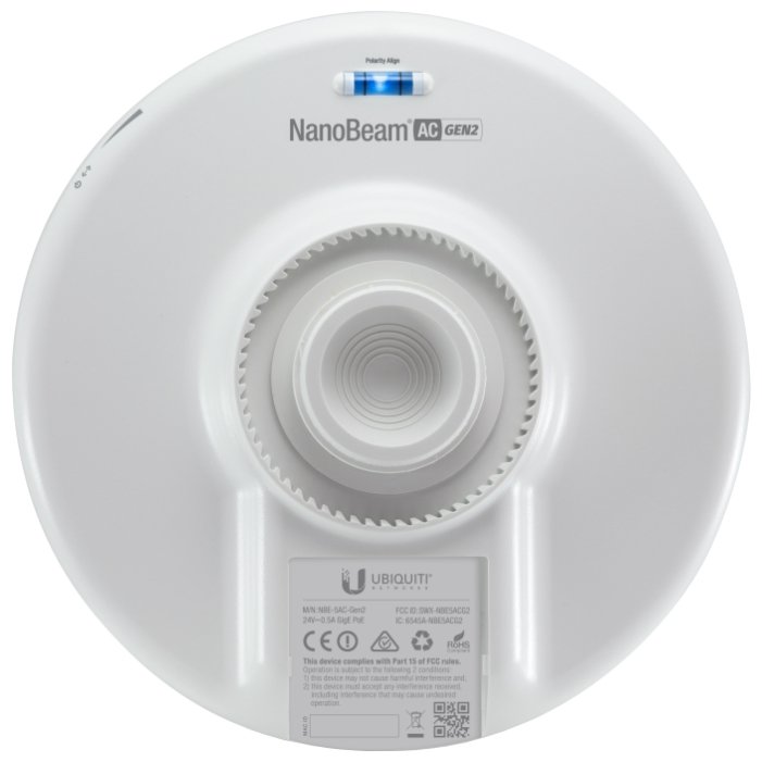 Wi-Fi роутер Ubiquiti NanoBeam 5AC Gen2 (фото modal 4)