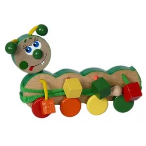 Каталка-игрушка Крона Сороконожка (212-004) со звуковыми эффектами (фото modal nav 1)