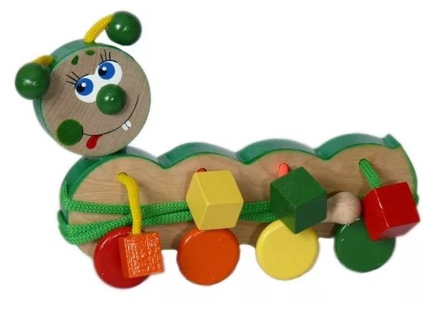 Каталка-игрушка Крона Сороконожка (212-004) со звуковыми эффектами (фото modal 1)