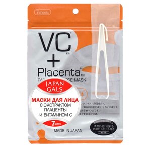 Japan Gals маска Placenta + Витамин C (фото modal nav 1)