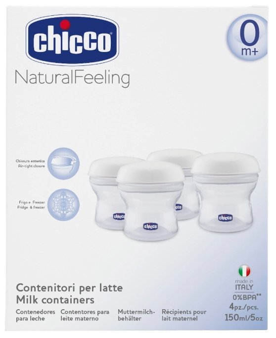 Chicco Контейнеры для хранения грудного молока 150 мл (фото modal 2)