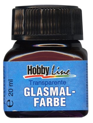 Краски Hobby Line Glasmal Farbe №203 Темно-красный прозрачный KR-45203 1 цв. (20 мл.) (фото modal 1)