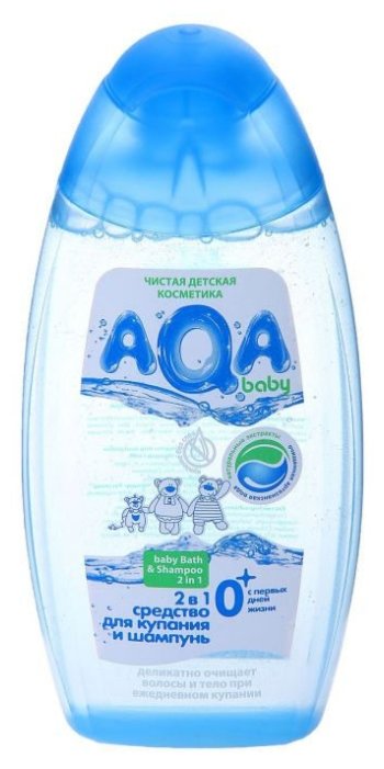 AQA baby Средство для купания и шампунь 2 в 1 (фото modal 1)