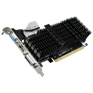 Видеокарта GIGABYTE GeForce GT 710 954Mhz PCI-E 2.0 1024Mb 1600Mhz 64 bit DVI HDMI HDCP Silent (фото modal nav 2)