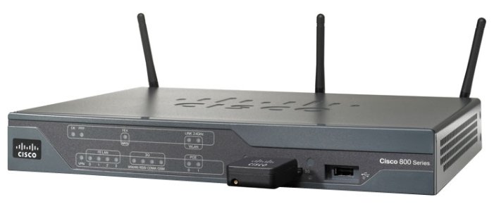Wi-Fi роутер Cisco 881W-GN (фото modal 1)