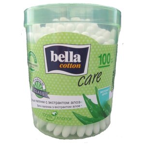 Ватные палочки Bella Cotton Care с экстрактом алоэ (фото modal nav 1)
