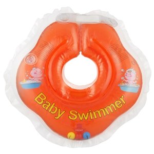 Круг на шею Baby Swimmer 0m+ (3-12 кг) с погремушкой (фото modal nav 1)