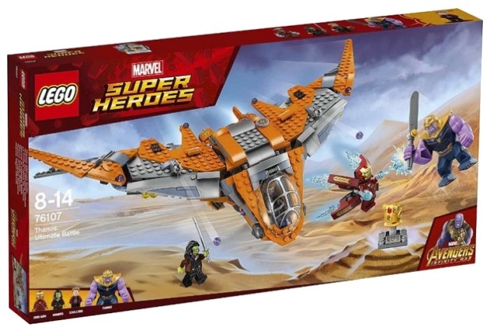 Конструктор LEGO Marvel Super Heroes AVENGERS infinity wars 76107 Танос: Последняя битва (фото modal 1)