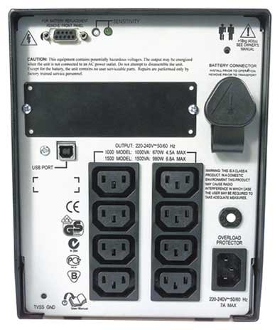 Интерактивный ИБП APC by Schneider Electric Smart-UPS SUA1000I (фото modal 2)