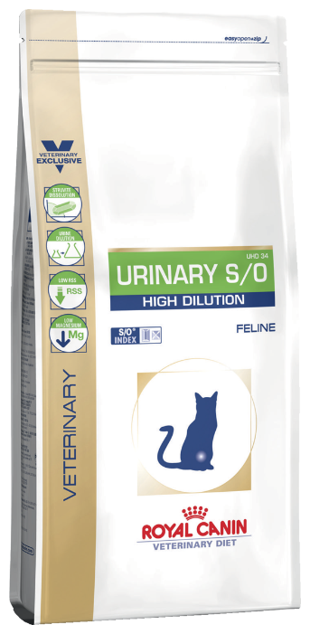 Корм для кошек Royal Canin Urinary S/O High Dilution UHD34 (фото modal 1)