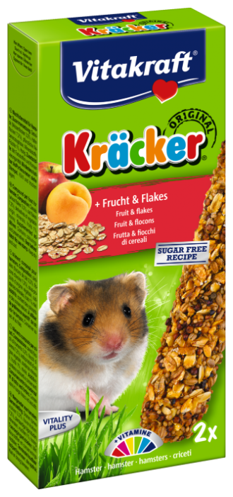 Лакомство для грызунов Vitakraft Kräcker® Original + Frucht & Flakes (фото modal 1)