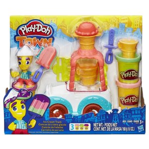 Масса для лепки Play-Doh Город - Грузовичок с мороженым (B3417) (фото modal nav 1)