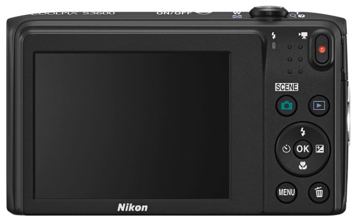 Компактный фотоаппарат Nikon Coolpix S3600 (фото modal 2)