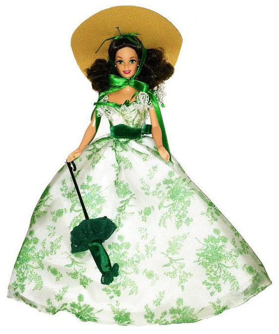 Кукла Barbie Унесенные ветром Барбекю в поместье «Двенадцать Дубов» Скарлетт О’Хара в исполнении Вивьен Ли, 29910 (фото modal 1)