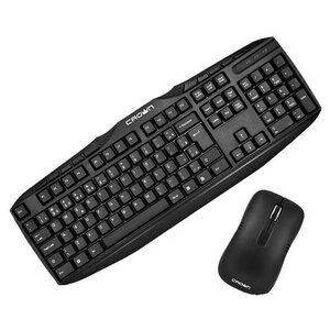 Клавиатура и мышь CROWN CMK-9525 Black USB (фото modal nav 1)