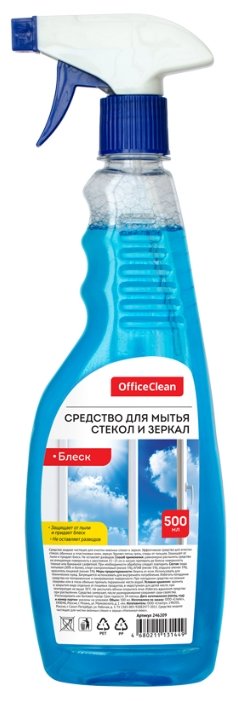 Спрей OfficeClean Блеск для мытья стекол и зеркал (фото modal 1)