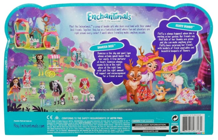 Набор кукол Enchantimals Подруги с любимыми зверюшками, 15 см, FDG01 (фото modal 20)