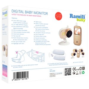 Видеоняня Ramili Baby RV1200X4 (фото modal nav 8)