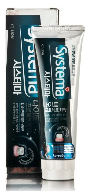 Зубная паста CJ Lion Systema Защита в ночное время, мята (фото modal 2)