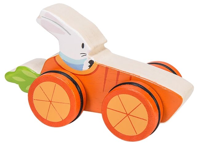 Каталка-игрушка Le Toy Van Зайка в морковке (PL037_4) (фото modal 1)