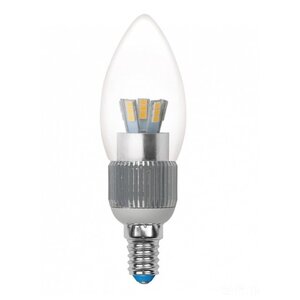 Лампа светодиодная Uniel UL-00010057, E14, C37P, 5Вт (фото modal nav 1)