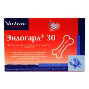 Virbac Эндогард 30 таблетки для собак (фото modal nav 2)