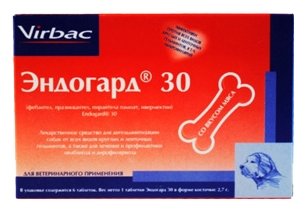 Virbac Эндогард 30 таблетки для собак (фото modal 2)