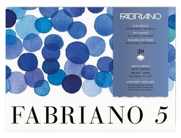 Альбом для акварели Fabriano Disegno 5 23 х 31 см, 300 г/м², 20 л. (фото modal 1)