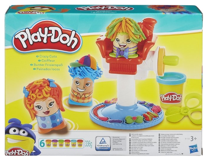 Масса для лепки Play-Doh Сумасшедшие прически (B1155) (фото modal 1)