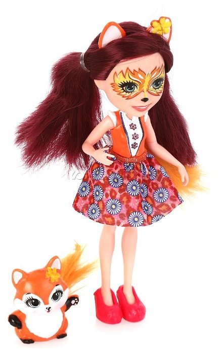 Кукла Enchantimals Фелисити Лис с любимой зверюшкой, 15 см, DVH89 (фото modal 4)