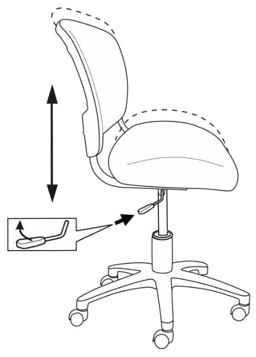 Компьютерное кресло Бюрократ CH-1296NX (фото modal 18)