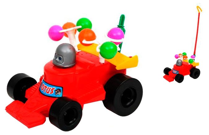Каталка-игрушка Польская пластмасса Lotus (S-009) со звуковыми эффектами (фото modal 1)