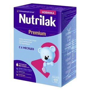 Смесь Nutrilak (InfaPrim) Premium 2 (старше 6 месяцев) 600 г (фото modal nav 1)