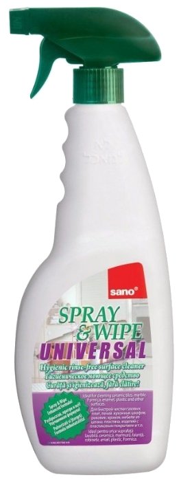 Универсальное чистящее средство Spray & Wipe Universal Sano (фото modal 2)