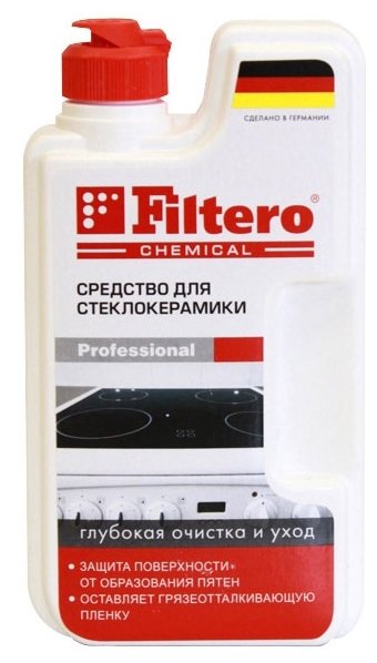 Средство для стеклокерамики Глубокая очистка и уход с силиконом (202) Filtero (фото modal 1)