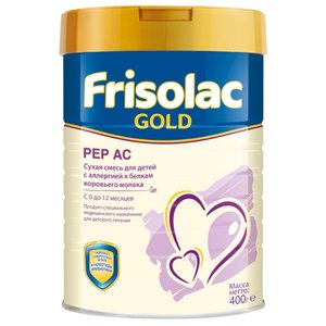 Смесь Friso Frisolaс Gold PEP AC (с 0 до 12 месяцев) 400 г (фото modal nav 1)