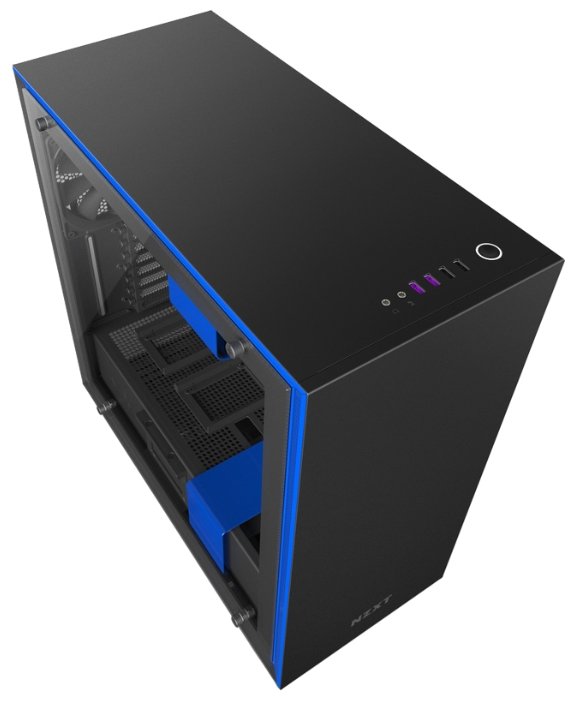 Компьютерный корпус NZXT H700i Black/blue (фото modal 5)