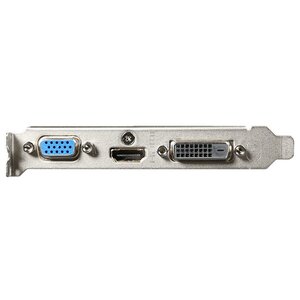 Видеокарта GIGABYTE GeForce GT 710 954MHz PCI-E 2.0 1024MB 1800MHz 64 bit DVI HDMI HDCP (фото modal nav 5)
