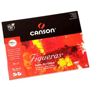 Альбом для масляных красок Canson Figueras 46 х 38 см, 290 г/м², 10 л. (фото modal nav 1)