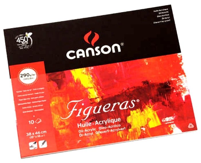 Альбом для масляных красок Canson Figueras 46 х 38 см, 290 г/м², 10 л. (фото modal 1)