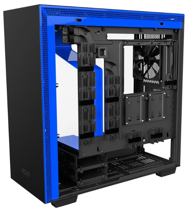 Компьютерный корпус NZXT H700i Black/blue (фото modal 3)