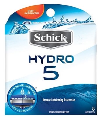 Сменные лезвия Schick Hydro 5 (фото modal 1)