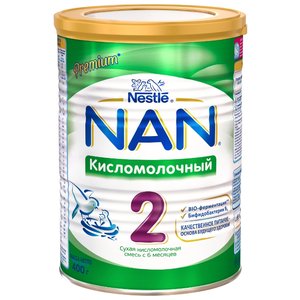 Смесь NAN (Nestlé) Кисломолочный 2 (с 6 месяцев) 400 г (фото modal nav 1)