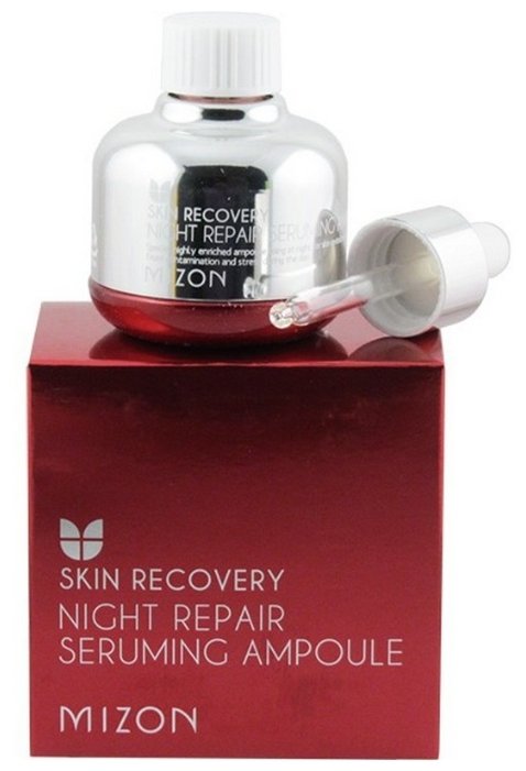 Mizon Skin Recovery Night repair seruming ampoule Ночная восстанавливающая сыворотка для лица (фото modal 3)