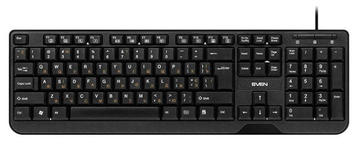 Клавиатура и мышь SVEN Standard 300 Combo Black USB (фото modal 2)