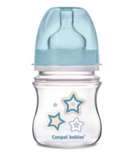 Canpol Babies Бутылочка антиколиковая с широким горлом EasyStart Newborn Baby 120 мл с рождения (фото modal 1)