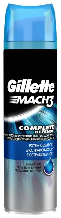 Гель для бритья Mach3 Complete Defense Extra Comfort 